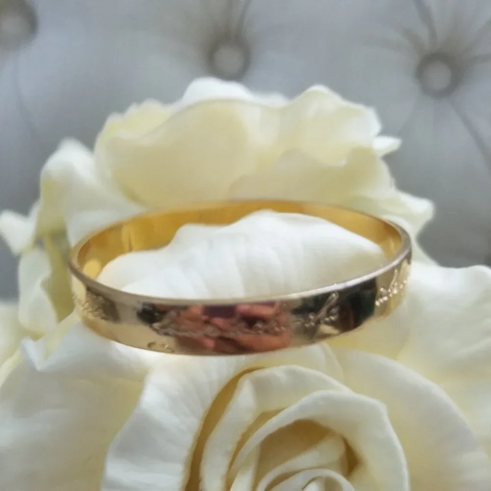 KATE SPADE NEW YORK This Year I Will Idiom Gold Bangle